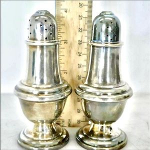 Vintage Newport Silverplate Salt & Pepper Shakers